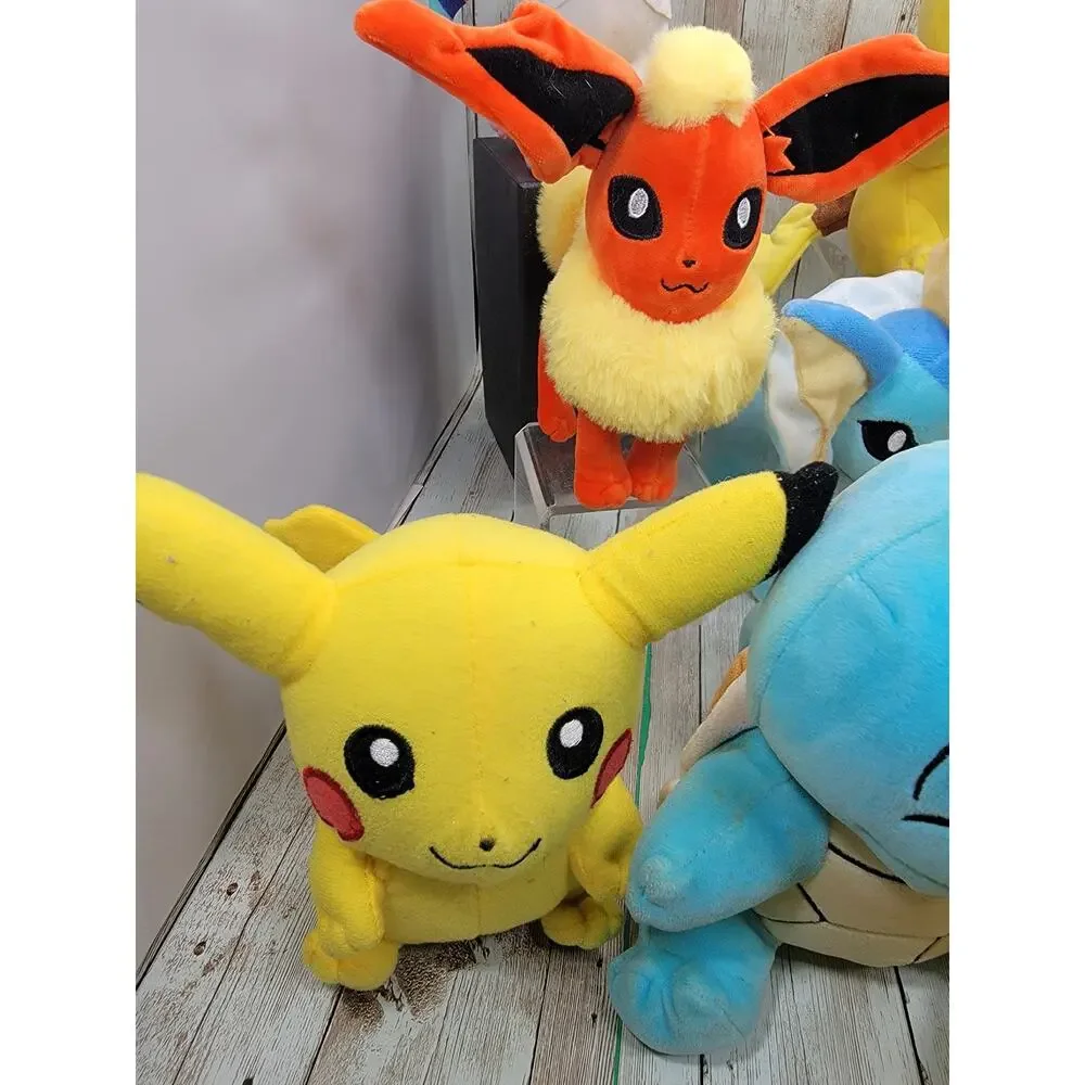 Vintage Pokemon stuffed toy Set Of 13 Plush Eevee, Pikachu, Umbreon & More